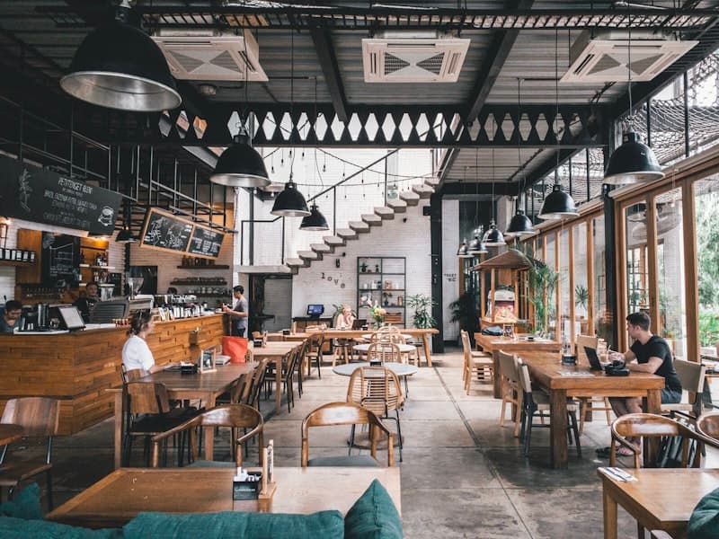 Patio seats for early tables